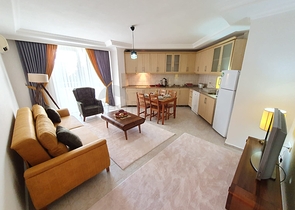 شقة مفروشة - غرفة وصالة - سعر جيد - في مهموتلار / الانيا 