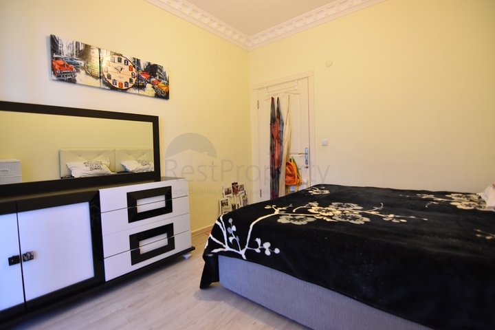 شقة عائلية مفروشة - اطلالة على المسبح - مهموتلار / الانيا 