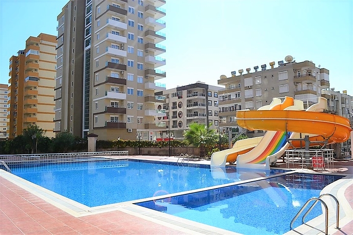 شقة عائلية مفروشة - اطلالة على المسبح - مهموتلار / الانيا 