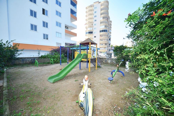 شقة مفروشة - تصميم 2 غرفة وصالة - ضمن مجمع سكني - مهموتلار / الانيا 