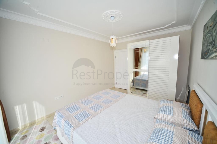 شقة مفروشة - تصميم 2 غرفة وصالة - ضمن مجمع سكني - مهموتلار / الانيا 