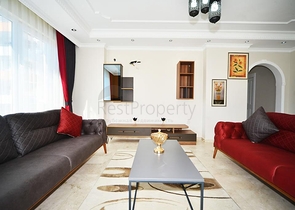 شقة مفروشة - تصميم 2 غرفة وصالة - ضمن مجمع سكني - مهموتلار / الانيا 