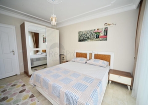 شقة مفروشة - تصميم 2 غرفة وصالة - ضمن مجمع سكني - مهموتلار / الانيا 