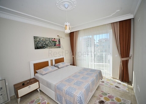 شقة مفروشة - تصميم 2 غرفة وصالة - ضمن مجمع سكني - مهموتلار / الانيا 