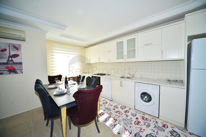 شقة عائلية واسعة -أثاث جديد - تصميم 2 غرفة وصالة - في مهموتلار / الانيا 