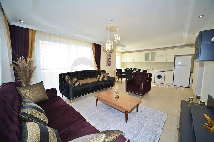 شقة عائلية واسعة -أثاث جديد - تصميم 2 غرفة وصالة - في مهموتلار / الانيا 