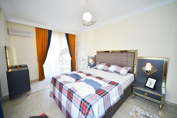 شقة عائلية واسعة -أثاث جديد - تصميم 2 غرفة وصالة - في مهموتلار / الانيا 