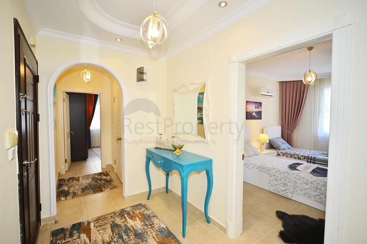 شقة عائلية واسعة -أثاث جديد - تصميم 2 غرفة وصالة - في مهموتلار / الانيا 