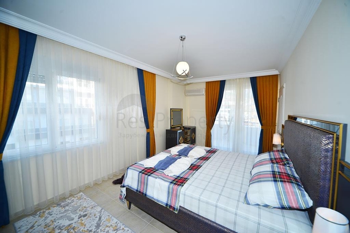 شقة عائلية واسعة -أثاث جديد - تصميم 2 غرفة وصالة - في مهموتلار / الانيا 