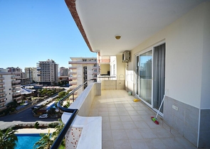 شقة عائلية واسعة -أثاث جديد - تصميم 2 غرفة وصالة - في مهموتلار / الانيا 