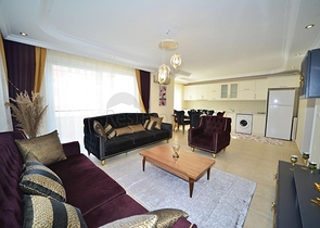 شقة عائلية واسعة -أثاث جديد - تصميم 2 غرفة وصالة - في مهموتلار / الانيا 