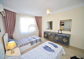 شقة عائلية واسعة -أثاث جديد - تصميم 2 غرفة وصالة - في مهموتلار / الانيا 