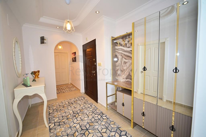 شقة غرفتين وصالة - فرش فاخر -ضمن مجمع سكني - في مهموتلار / الانيا 