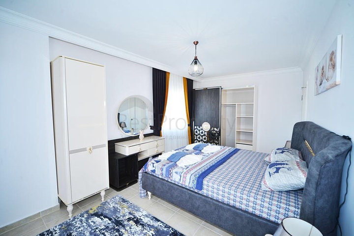 شقة غرفتين وصالة - فرش فاخر -ضمن مجمع سكني - في مهموتلار / الانيا 