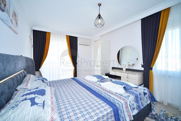 شقة غرفتين وصالة - فرش فاخر -ضمن مجمع سكني - في مهموتلار / الانيا 