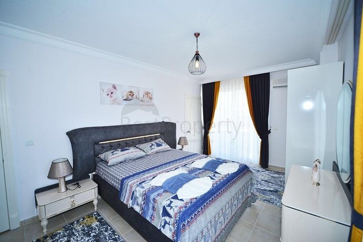 شقة غرفتين وصالة - فرش فاخر -ضمن مجمع سكني - في مهموتلار / الانيا 