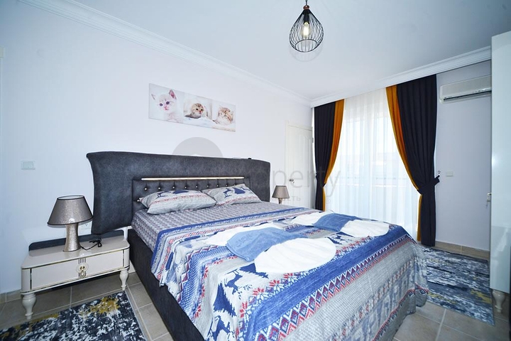 شقة غرفتين وصالة - فرش فاخر -ضمن مجمع سكني - في مهموتلار / الانيا 