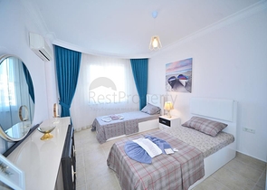 شقة غرفتين وصالة - فرش فاخر -ضمن مجمع سكني - في مهموتلار / الانيا 