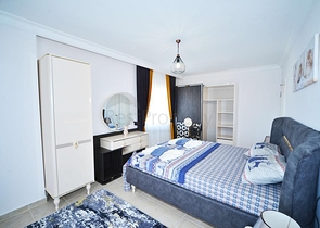 شقة غرفتين وصالة - فرش فاخر -ضمن مجمع سكني - في مهموتلار / الانيا 