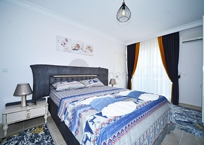 شقة غرفتين وصالة - فرش فاخر -ضمن مجمع سكني - في مهموتلار / الانيا 