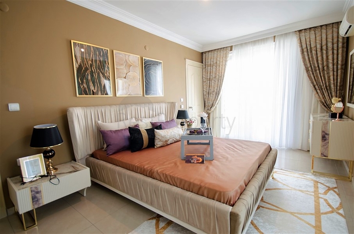 شقة فاخرة -قريبة من البحر - تصميم 2 غرفة وصالة - في مهموتلار / الانيا 