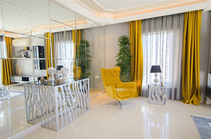 شقة فاخرة -قريبة من البحر - تصميم 2 غرفة وصالة - في مهموتلار / الانيا 