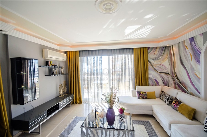 شقة فاخرة -قريبة من البحر - تصميم 2 غرفة وصالة - في مهموتلار / الانيا 