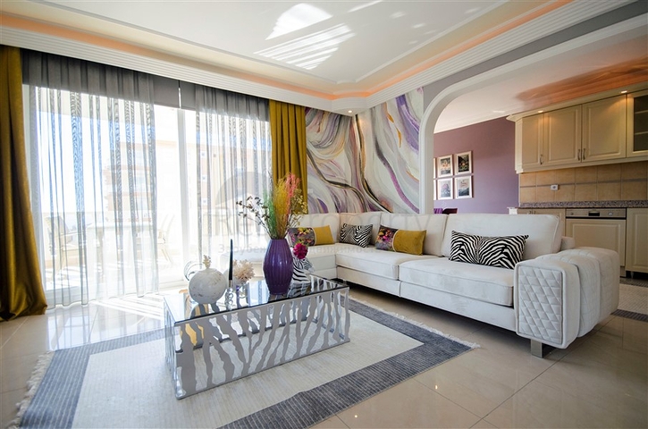 شقة فاخرة -قريبة من البحر - تصميم 2 غرفة وصالة - في مهموتلار / الانيا 