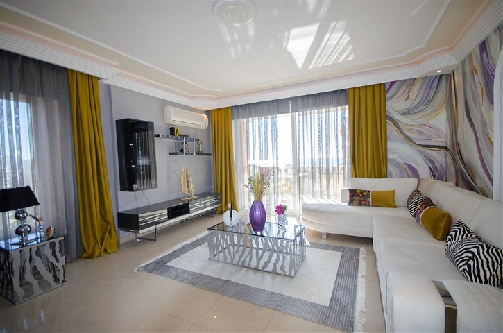 شقة فاخرة -قريبة من البحر - تصميم 2 غرفة وصالة - في مهموتلار / الانيا 