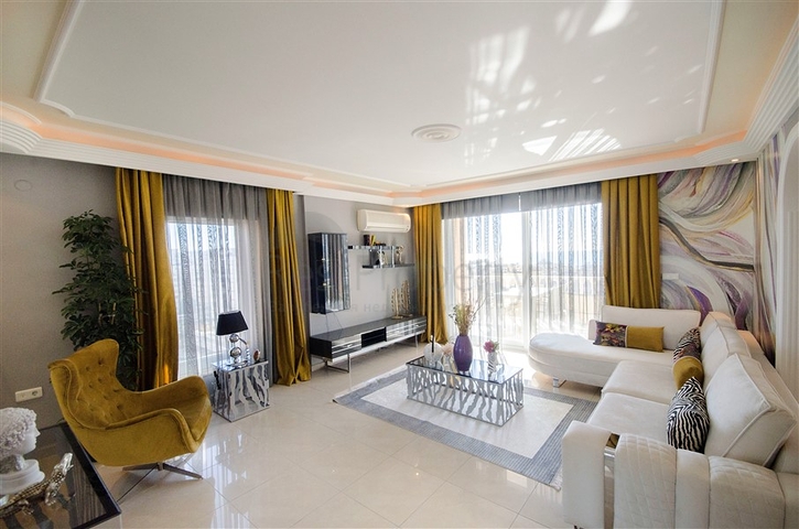 شقة فاخرة -قريبة من البحر - تصميم 2 غرفة وصالة - في مهموتلار / الانيا 