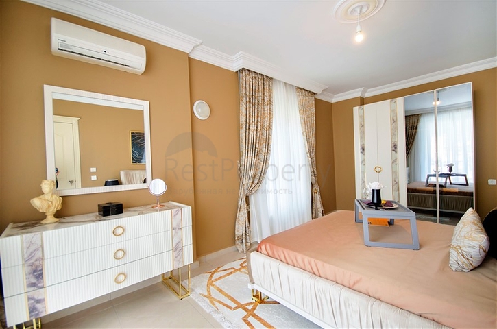 شقة فاخرة -قريبة من البحر - تصميم 2 غرفة وصالة - في مهموتلار / الانيا 