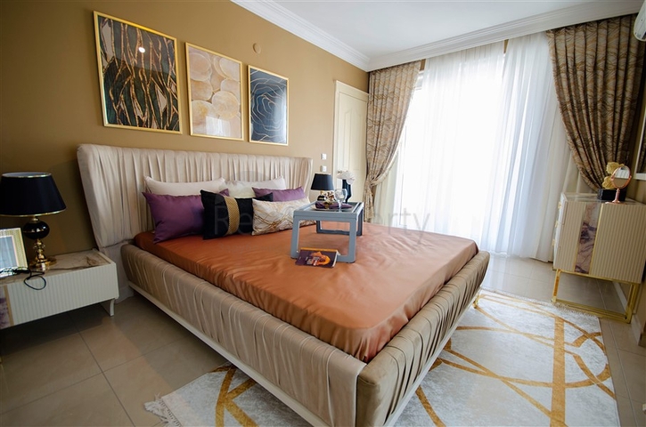 شقة فاخرة -قريبة من البحر - تصميم 2 غرفة وصالة - في مهموتلار / الانيا 