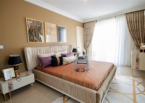 شقة فاخرة -قريبة من البحر - تصميم 2 غرفة وصالة - في مهموتلار / الانيا 