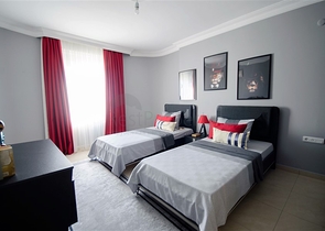 شقة فاخرة -قريبة من البحر - تصميم 2 غرفة وصالة - في مهموتلار / الانيا 