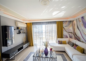 شقة فاخرة -قريبة من البحر - تصميم 2 غرفة وصالة - في مهموتلار / الانيا 