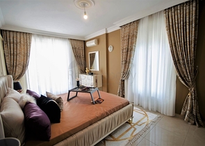 شقة فاخرة -قريبة من البحر - تصميم 2 غرفة وصالة - في مهموتلار / الانيا 