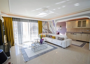 شقة فاخرة -قريبة من البحر - تصميم 2 غرفة وصالة - في مهموتلار / الانيا 