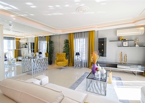 شقة فاخرة -قريبة من البحر - تصميم 2 غرفة وصالة - في مهموتلار / الانيا 