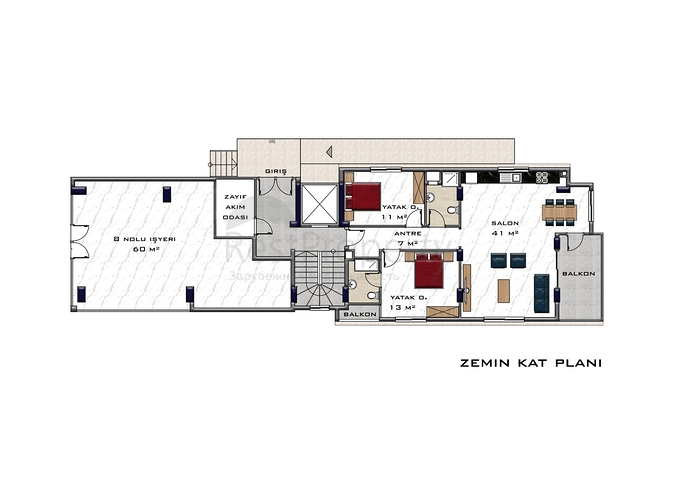 مجمع سكني قيد الانشاء - قريب من البحر - في منطقة اوبا / الانيا 