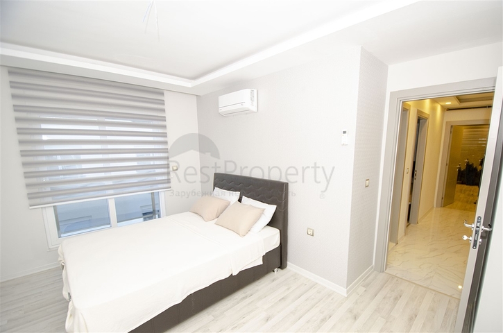 شقة مفروشة من غرفتي نوم ضمن مجمع حديث في كونيالتي /انطاليا 