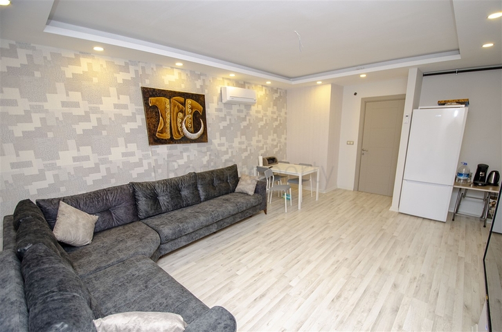 شقة مفروشة من غرفتي نوم ضمن مجمع حديث في كونيالتي /انطاليا 