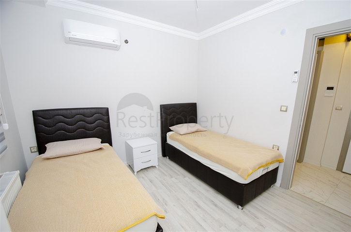 شقة مفروشة من غرفتي نوم ضمن مجمع حديث في كونيالتي /انطاليا 