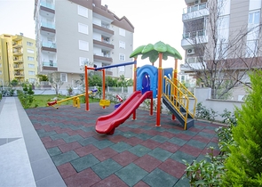 شقة مفروشة من غرفتي نوم ضمن مجمع حديث في كونيالتي /انطاليا 