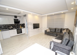 شقة مفروشة من غرفتي نوم ضمن مجمع حديث في كونيالتي /انطاليا 