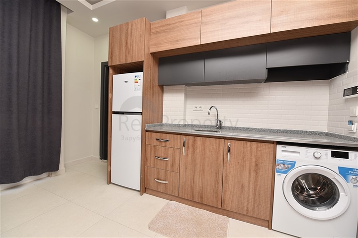 بسعر مناسب -شقة جديدة - غرفة وصالة مؤثثة - في مهموتلار / الانيا 