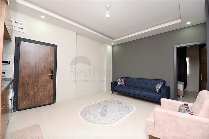 بسعر مناسب -شقة جديدة - غرفة وصالة مؤثثة - في مهموتلار / الانيا 