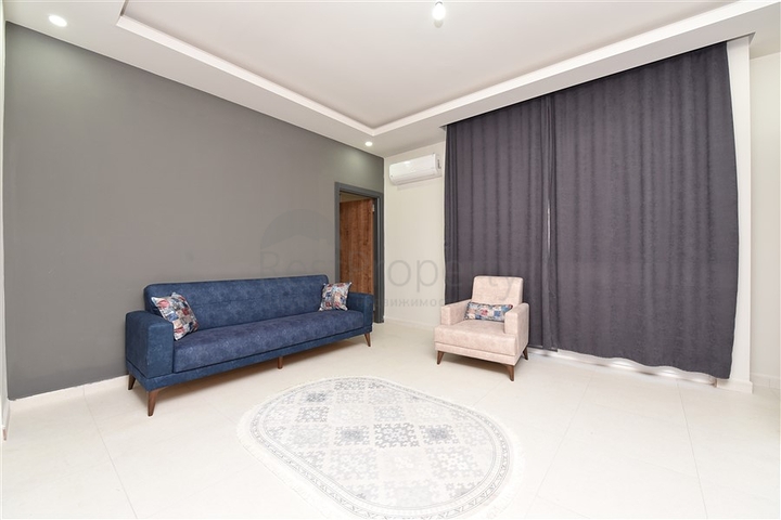 بسعر مناسب -شقة جديدة - غرفة وصالة مؤثثة - في مهموتلار / الانيا 