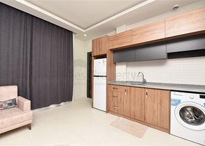 بسعر مناسب -شقة جديدة - غرفة وصالة مؤثثة - في مهموتلار / الانيا 