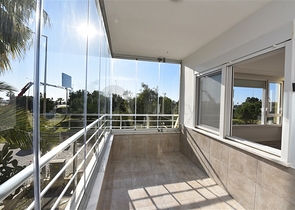 على البحر مباشرة - شقة غرفتين وصالة -مفروشة -بسعر مميز - في مهموتلار / الانيا 