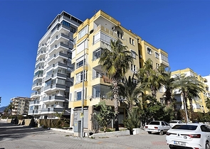 على البحر مباشرة - شقة غرفتين وصالة -مفروشة -بسعر مميز - في مهموتلار / الانيا 